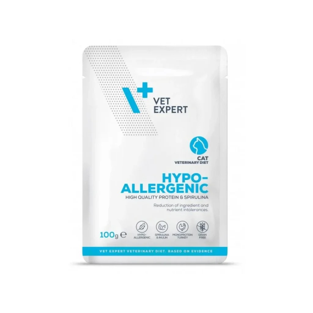 VetExpert VD cat Hypoallergenic Turkey kapsička 100 g